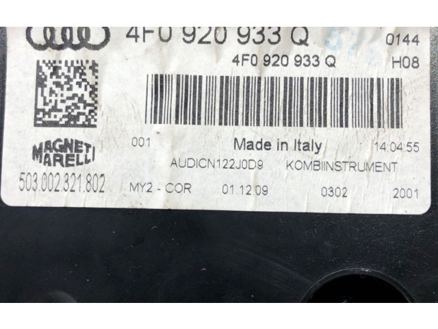 Přístrojová deska  Audi A6 Allroad C6 2008 4F0920933Q  
