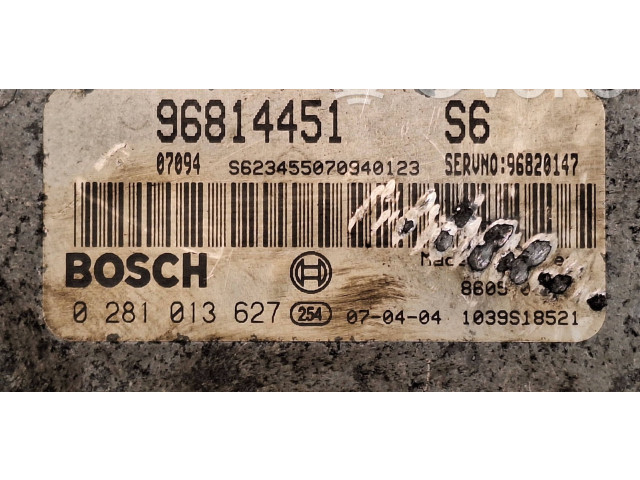 Řídící jednotka 0281013627, 96814451   Chevrolet Epica 2007