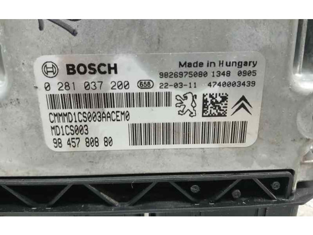 Řídící jednotka 9845780880, 0281037200   Peugeot 5008 2016
