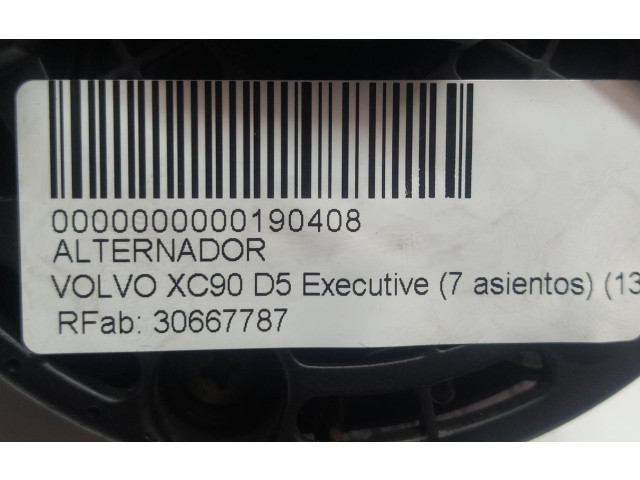 Генератор 30667787   Volvo XC90      