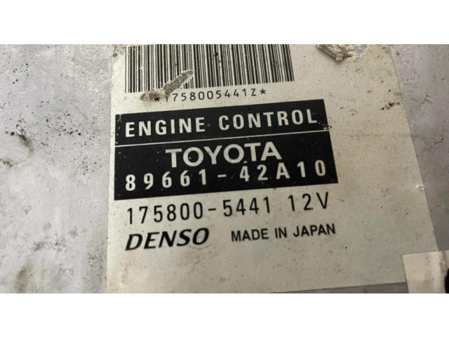 Řídící jednotka 8966142A10, 1758005441   Toyota RAV 4 (XA20) 2003