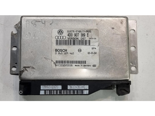 Блок управления коробкой передач 4D0907389E, 0265109460   Audi A8 S8 D2 4D