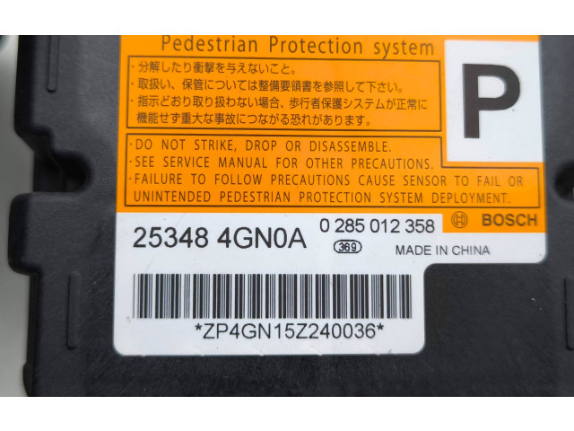 Блок подушек безопасности 0285012358, 253484GN0A   Infiniti Q50