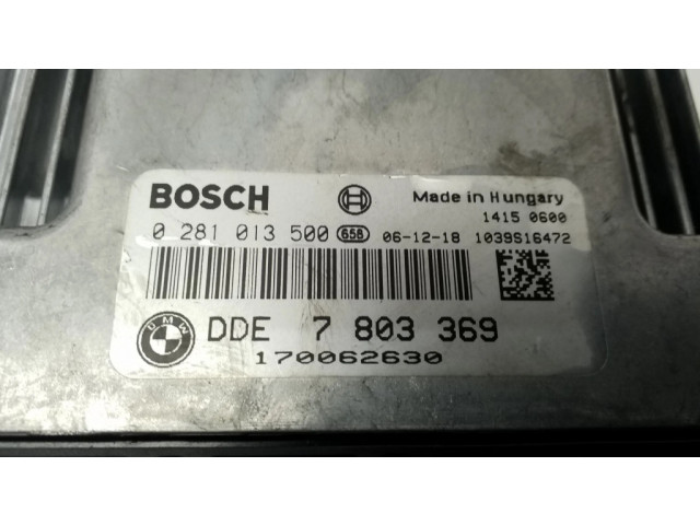 Řídící jednotka 0281013500, 7803369   BMW 7 E65 E66 2007
