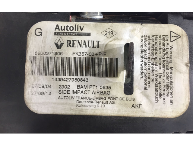 Подушка безопасности в сиденье 8200371806   Renault Scenic II -  Grand scenic II