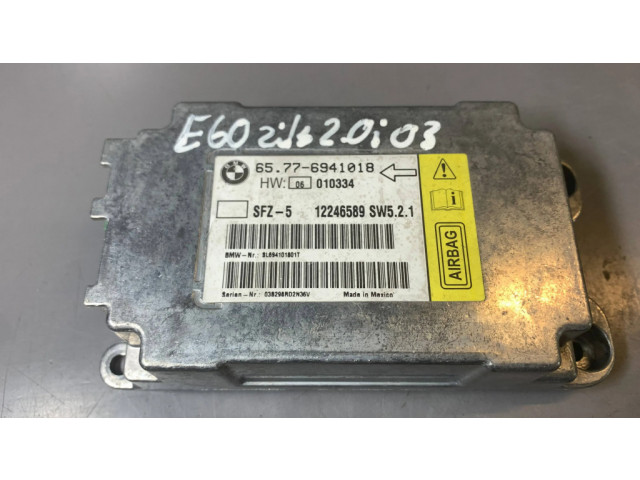 Блок подушек безопасности 6941018, 65776941018   BMW 6 E63 E64