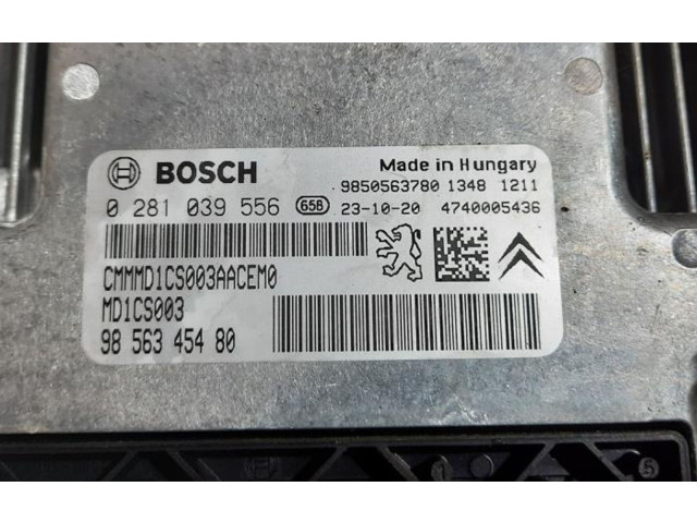 Řídící jednotka 9856345480   Peugeot 308 2023