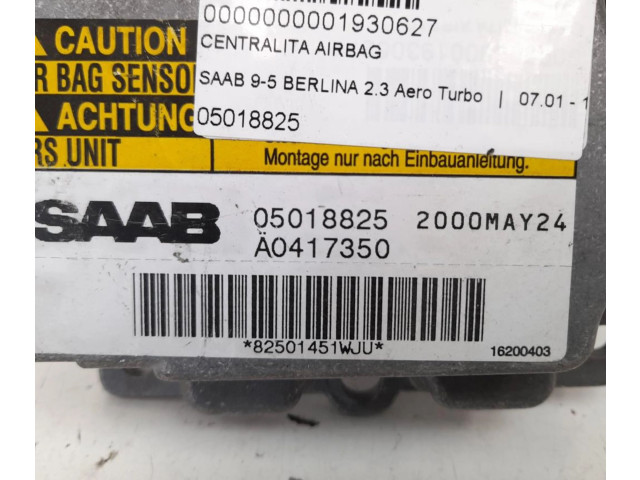 Блок подушек безопасности 05018825, 05018825   Saab 9-5