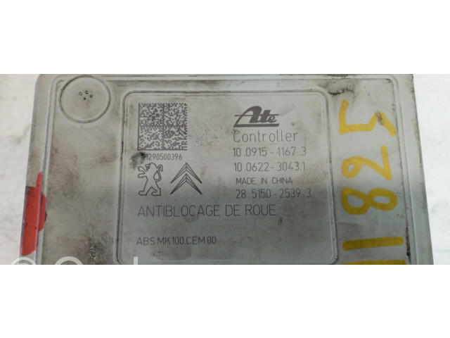 Блок АБС 9802460680   Citroen  C3  2010-2016 года