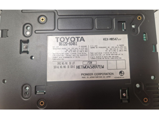 Радио/ проигрыватель CD/DVD / навигация 8612060461    Toyota Land Cruiser (J120)   