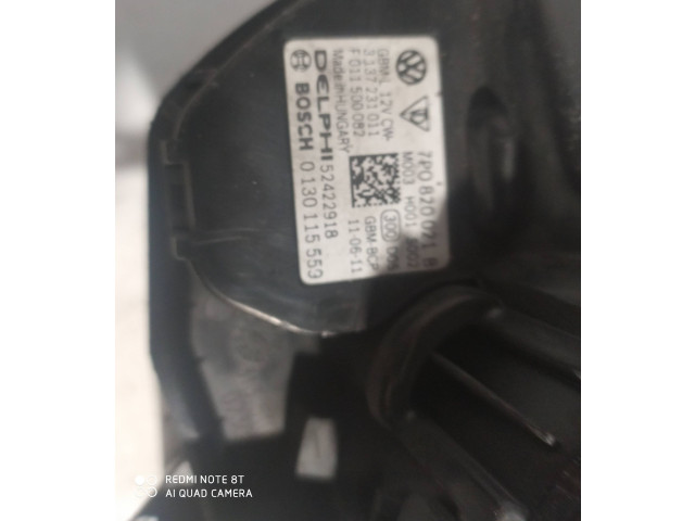 Вентилятор печки    7P0820021B, 0130115559   Volkswagen Touareg II