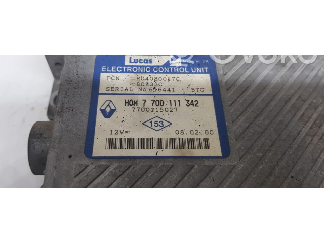 Блок управления двигателя 7700111342   Renault Scenic II -  Grand scenic II