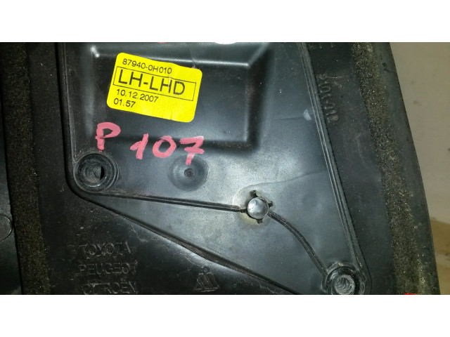 Zpětné zrcátko  levé Peugeot 107 2008  879400H011  
