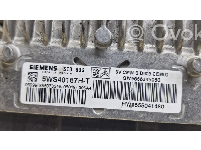 Řídící jednotka 5WS40167HT, 9658345080   Peugeot 407 2005