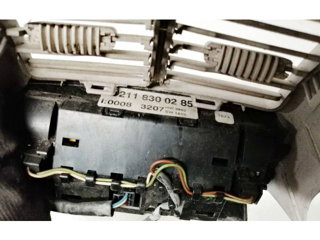 Блок управления климат-контролем 2118300285, 2118300285   Mercedes-Benz E W211
