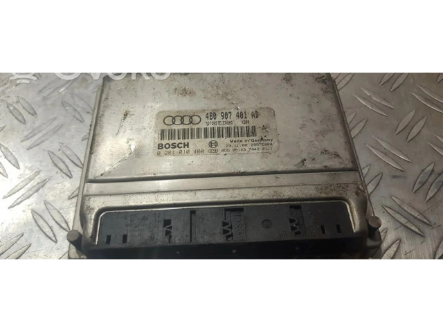 Блок управления двигателя 4b0907401ad, 0281010400   Audi A6 S6 C5 4B