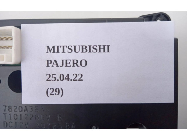 Блок управления климат-контролем 7820A363   Mitsubishi Pajero Sport II
