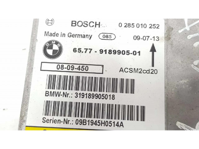 Блок подушек безопасности 65779189905   BMW X6 E71