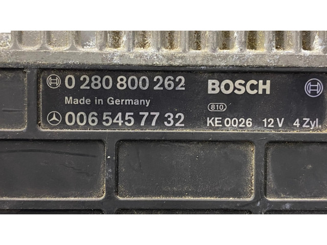 Блок управления двигателя 0065457732, 0280800262   Mercedes-Benz 190 W201