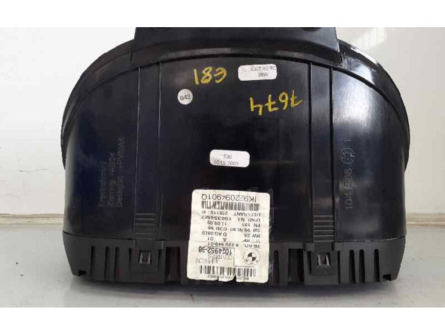 Přístrojová deska  BMW 1 E81 E87 2009 102495298, 922094901  