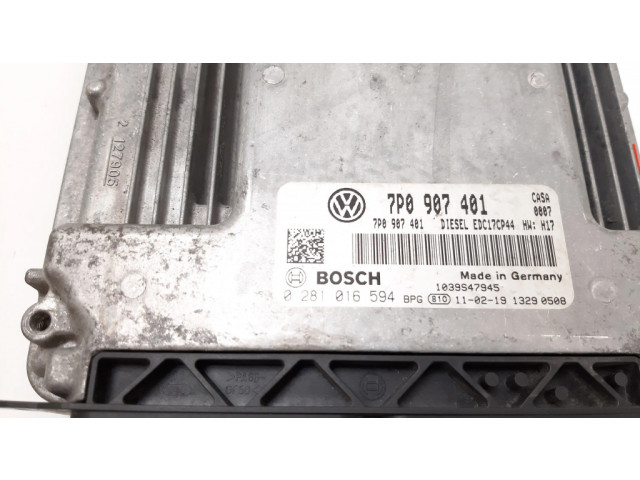 Řídící jednotka 7P0907401, 0281016594   Volkswagen Touareg II 2011
