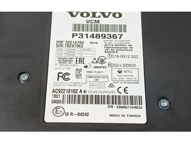 Řídící jednotka 31489367   Volvo XC60 2018