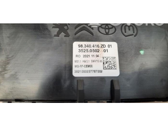 Блок управления климат-контролем 98340416ZD   Citroen Jumpy