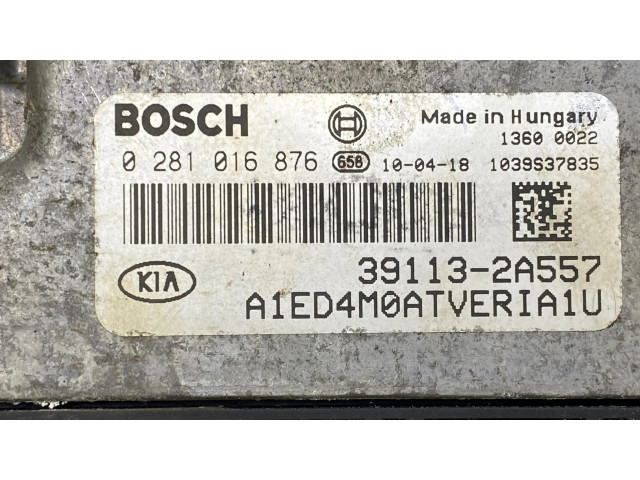 Řídící jednotka 0281016876, 391132A557   KIA Ceed 2010