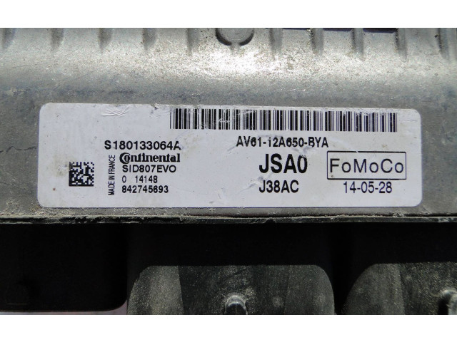 Блок управления двигателем Блок управления AV6112A650BYA, S180133064A   Ford B-MAX