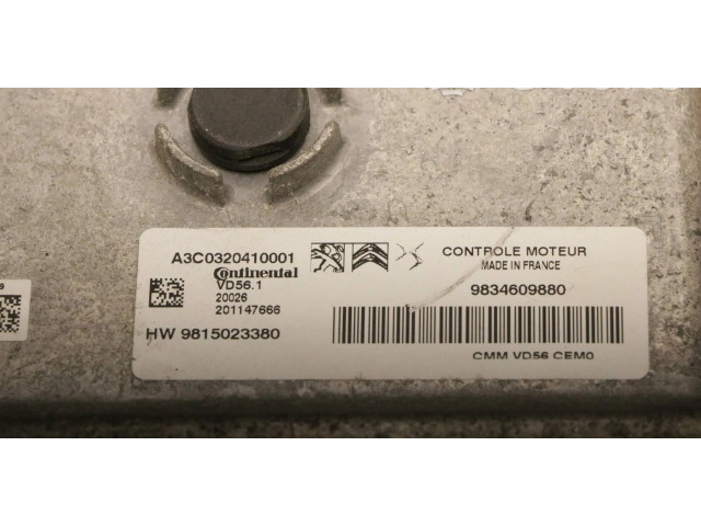 Řídící jednotka 9834609880   Peugeot 2008 II 2020
