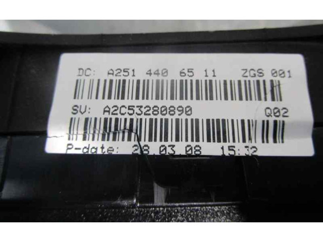 Přístrojová deska  Mercedes-Benz R W251 2008 A2514406511, A253280890  