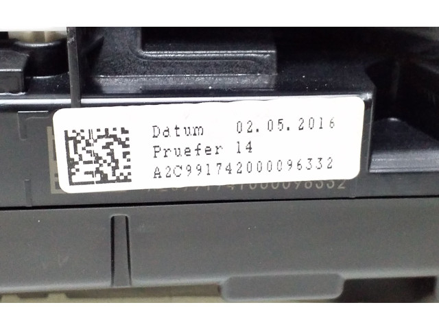 Přístrojová deska  Audi A3 S3 8V 2016 8V0920872, A2C94972900  