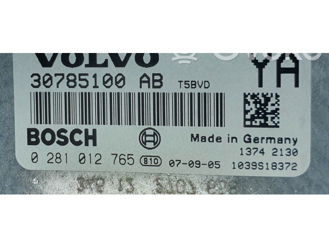 Řídící jednotka 30785100AB, 0281012765   Volvo XC70 2010