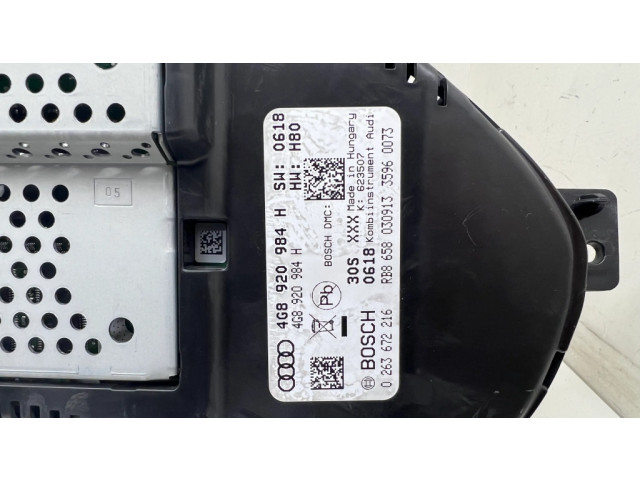 Přístrojová deska  Audi A6 S6 C7 4G 2014 4G8920984H  
