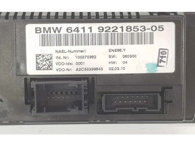 Блок управления климат-контролем 64119292263   BMW 1 E81 E87