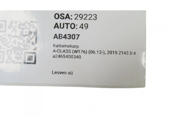   Pojistková skříňka 2465400340, A2465400340   Mercedes-Benz A W176 2015