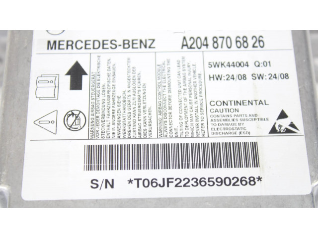 Блок подушек безопасности A2048706826   Mercedes-Benz CLK AMG A208 C208