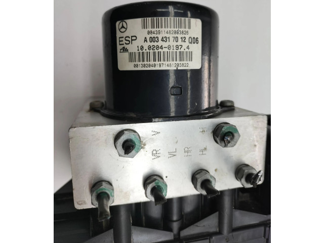 Jednotka ABS A1705450132, A0034317012   Mercedes-Benz SLK R170 2004