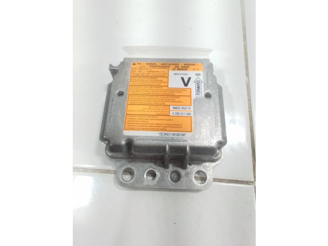 Блок подушек безопасности 988203ND1A, 0285011040   Nissan Leaf I (ZE0)