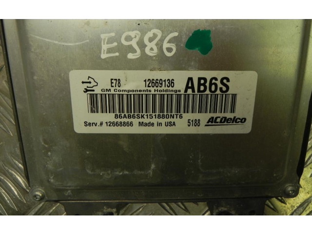 Řídící jednotka 12669136, E986   Vauxhall Astra K 2016