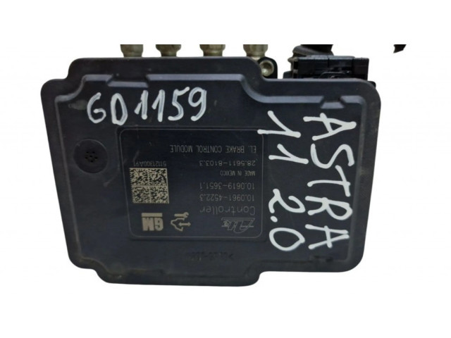 Jednotka ABS 13356789, 10096145223   Opel Astra  2012