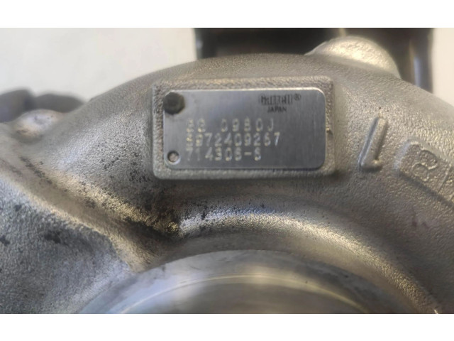 Турбина Renault Vel Satis  8972409267   для двигателя P9X 701      
