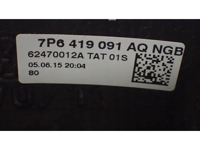Руль Volkswagen Touareg II  2010 - 2018 года 7P6419091AQ      