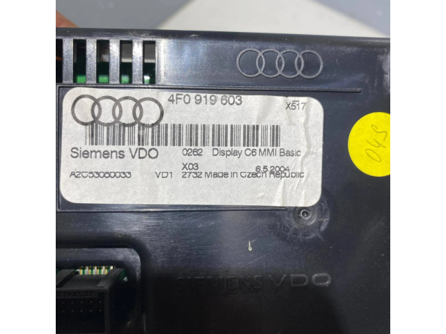 Дисплей    4F0919603, A2C53050033   Audi A6 S6 C6 4F