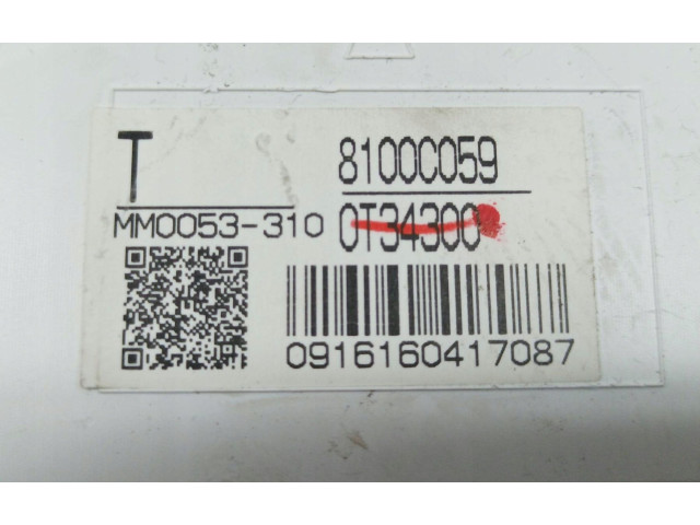 Přístrojová deska  Mitsubishi ASX 2013 8100C059, MM0053-310  