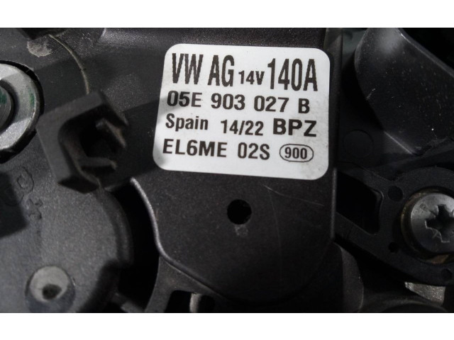 Генератор 05E903027B, P3-A5-7-2   Volkswagen T-Cross      