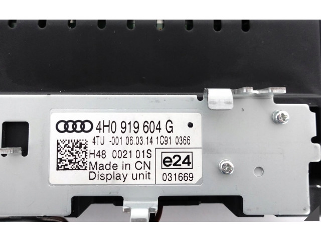 Дисплей    4H0919604G   Audi A8 S8 D4 4H