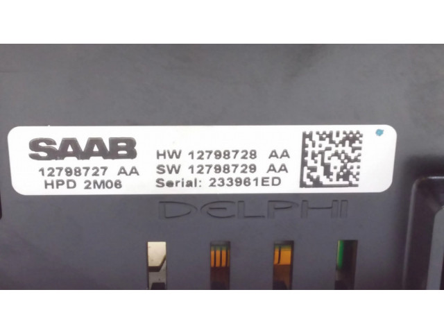 Дисплей    12798728AA, 12798729AA   Saab 9-3 Ver2