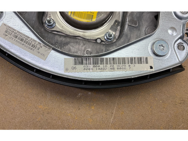 Подушка безопасности водителя 306350999132, A6398600400   Mercedes-Benz Vito Viano W638