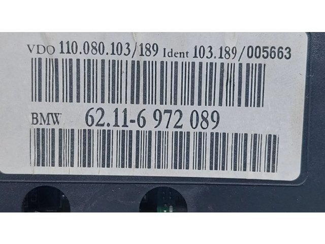 Přístrojová deska  BMW 7 E65 E66 2006 62116972089, 110080103  